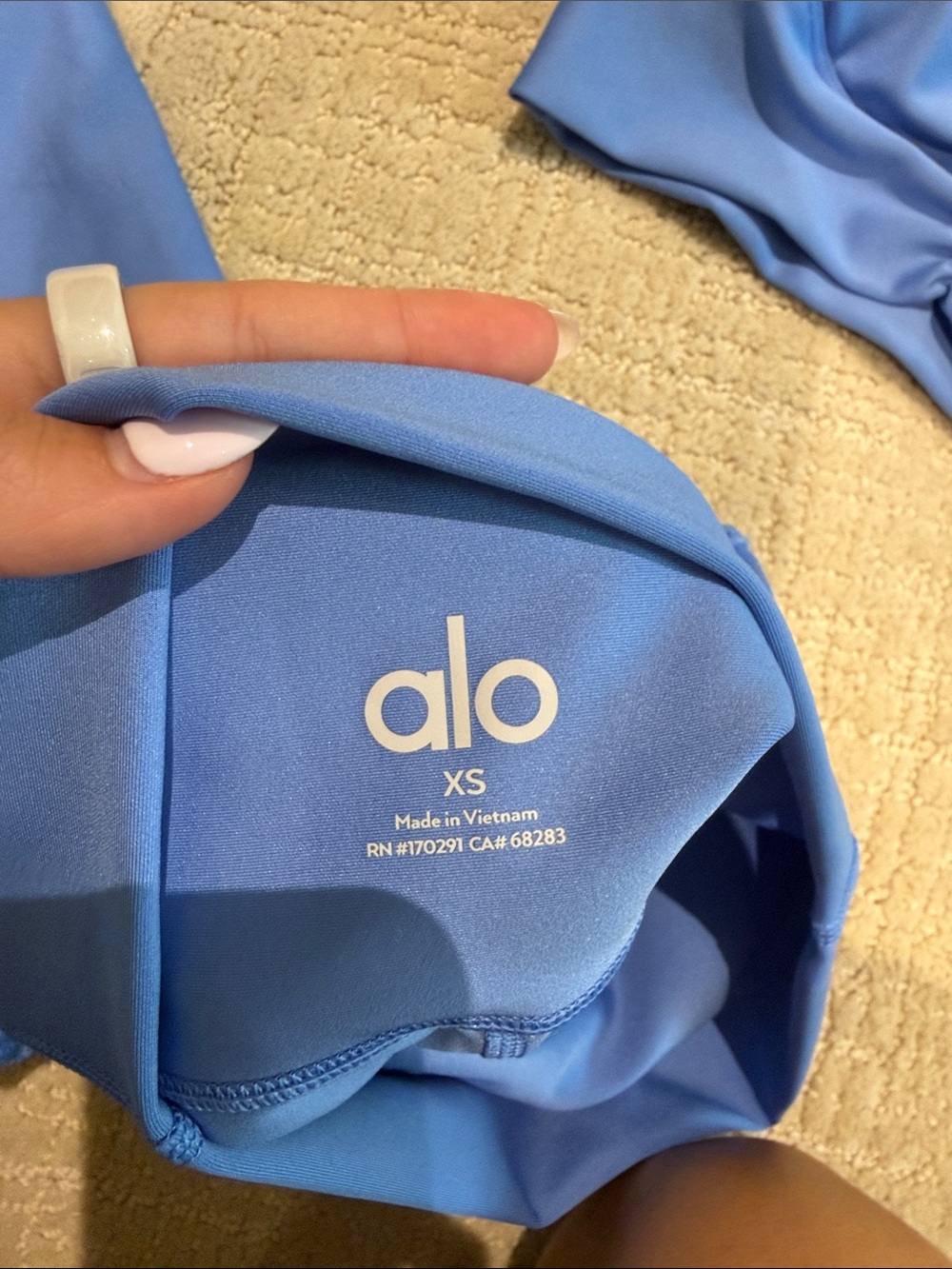 Alo yoga blue set - Picture 2 of 3